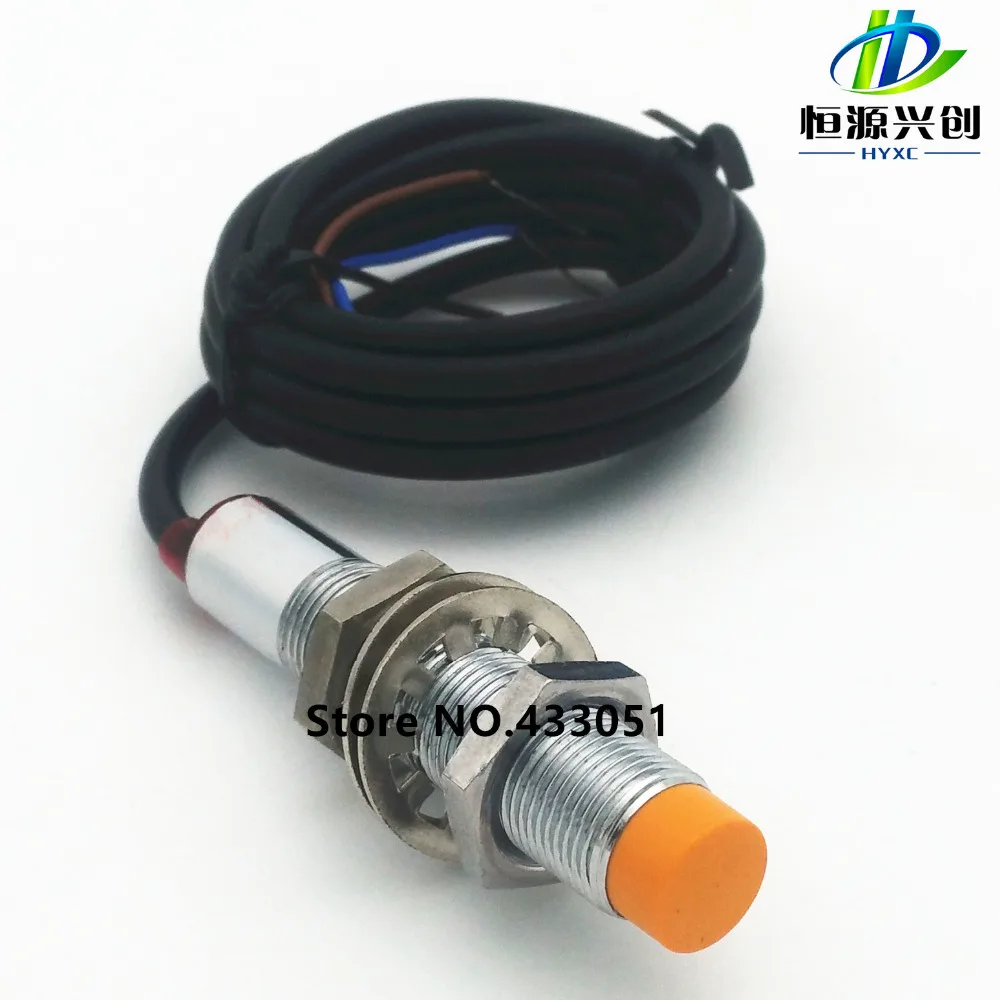 M12 LJ12A3-4-Z/BX 4mm sensing DC NPN NO prism shape inductive Screen shield type proximity switch LJ12A3 series proximity sensor