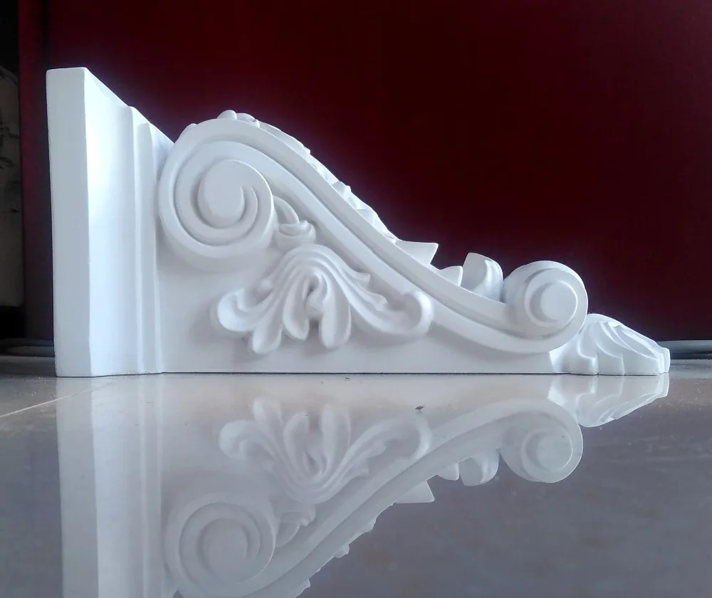 PU polyurethane corbel fireplace part decoration entrance corner decor portal decorating components Wall Moulding