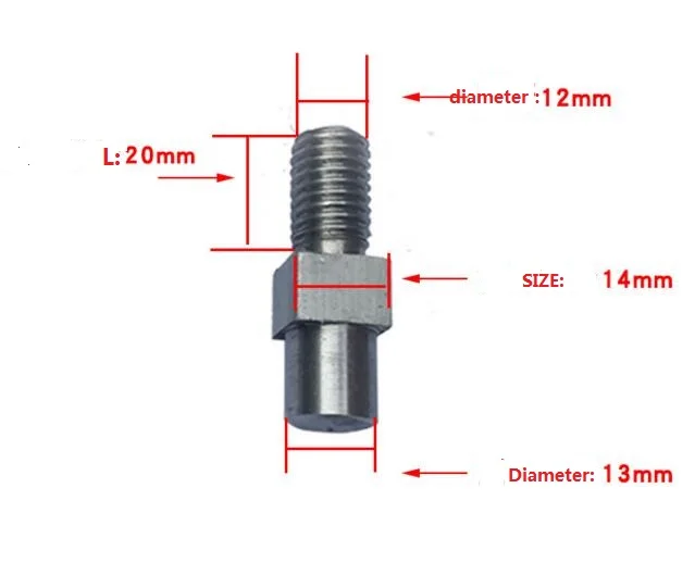 Meat Grinder Parts No.32 stainless steel square shaft screw 13mm diameter