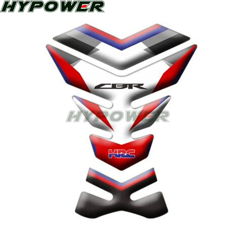 Motorcycle For Honda CBR RVF VFR 600 400 1000 F4 Fish Bone 3D Tank Pad MOTO Applique Sticker Gas Cap Pad Filler Protector Decal