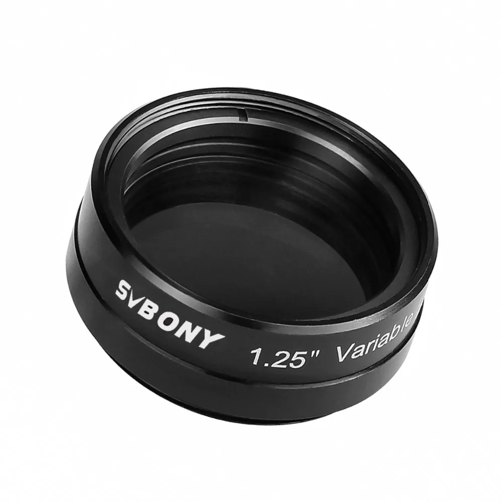 SVBONY 1.25\'\' Filter Variable Polarizing for Astronomy Monocular Telescope & Eyepiece Viewing the Moon and Planets SV128