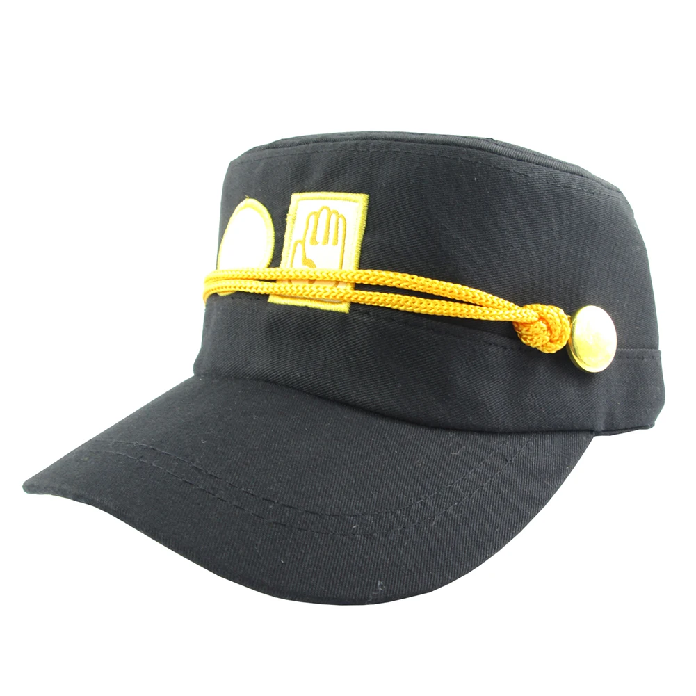 Brdwn JOJO\'S BIZARRE ADVENTURE Detective Conan Unisex Kujo Jotaro Marine Hattori Heiji Cosplay Hat Cap