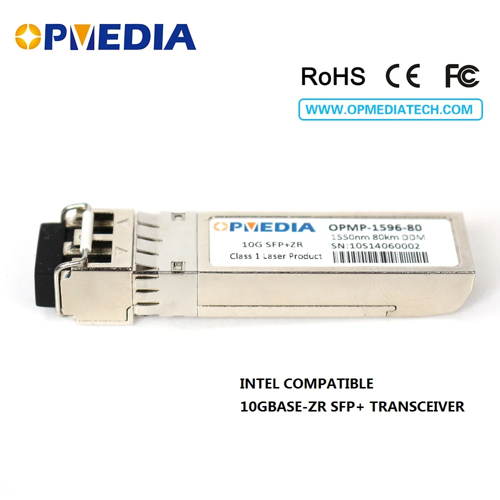 

Hot selling!10GBSE-ZR Intel compatible,SFP+ transceiver,10G 1550nm 80km SFP+ optical module great quality,good selling!