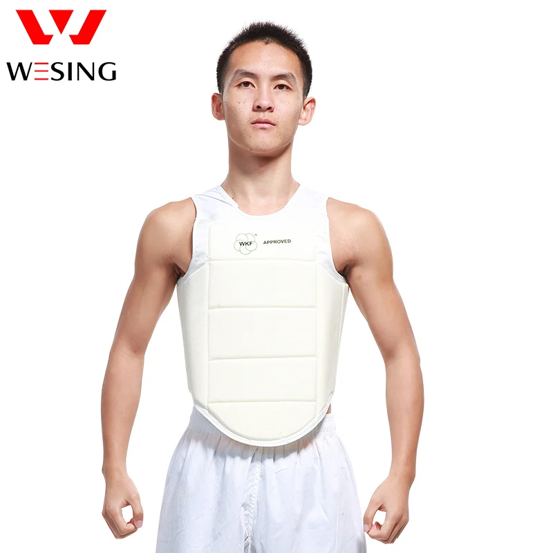 Wesing karate chest protectors Professional WKF Approved men karate chest guard  for competition and training