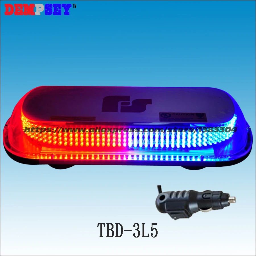 TBD-3L6 Led Super Heldere Mini Lichtbalk/High Power Politie Emergency Waarschuwing Lightbars/Zware Magnetische Base Strobe Knipperlicht