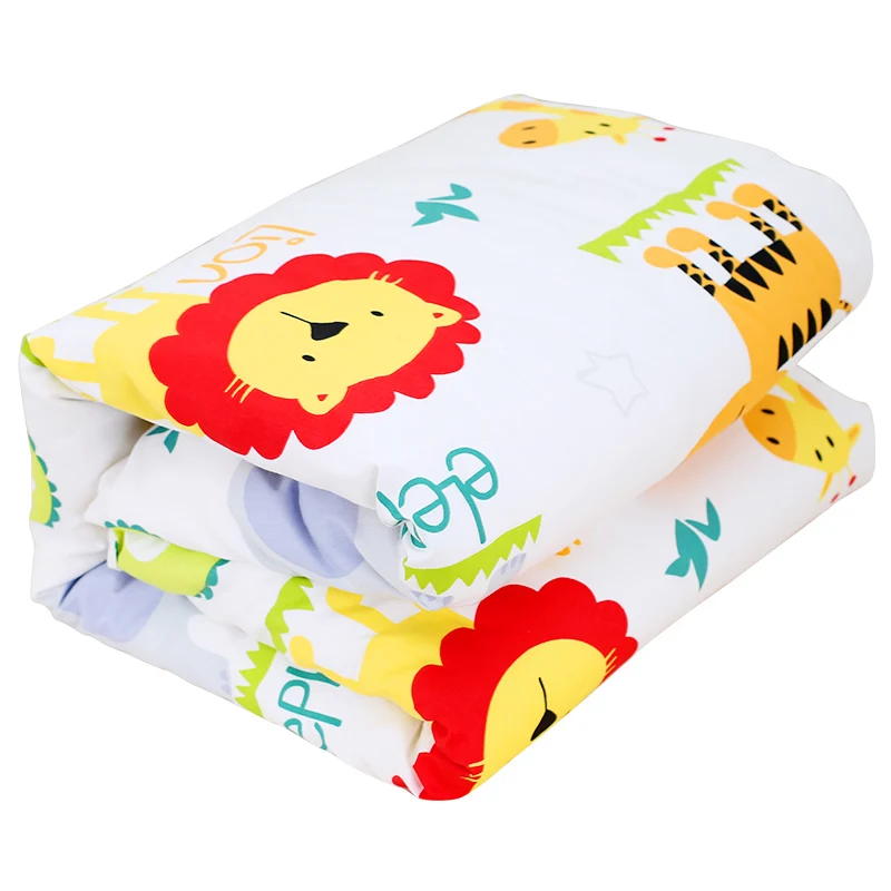 

Spring New 100% Cotton Cartoon Animal Baby Quilt Bedding Colorful Kids Children Crib Bedding Baby Detachable Quilt 130*100cm