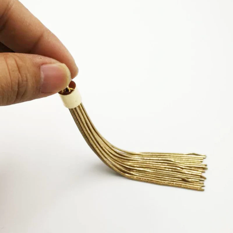 Metal tassel Tasbih 3 Colors tassel earrings accessories fashion bag pendant Luxurious jewelry for women