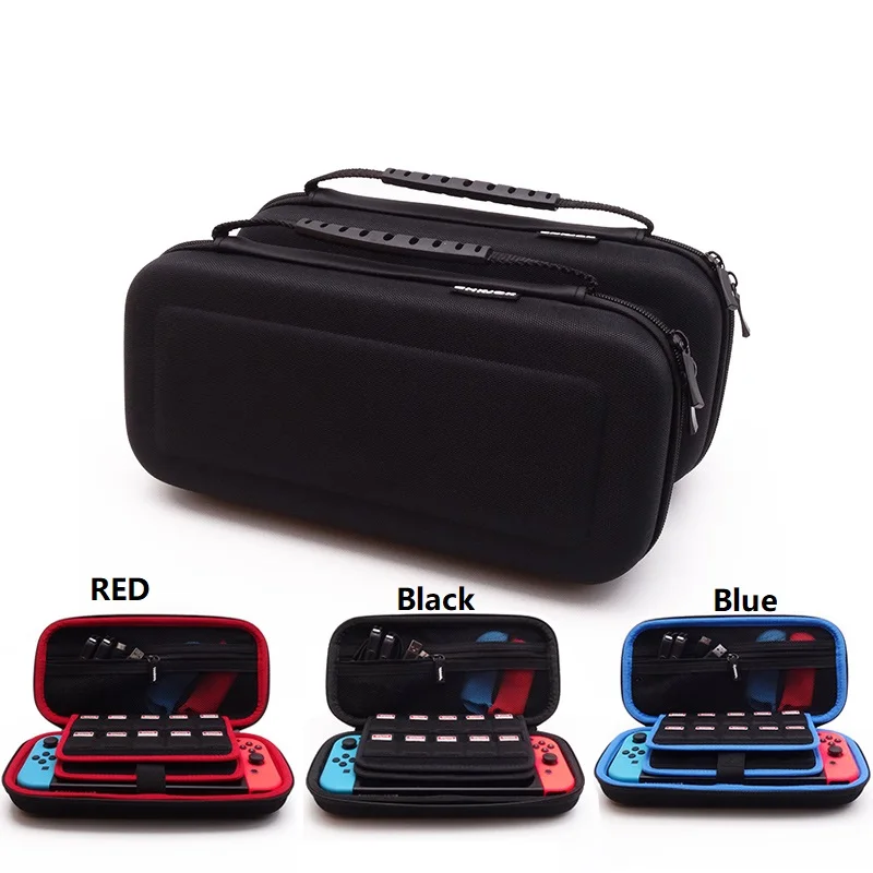 علبة قشرة صلبة لنينتندو سويتش نينتندو دوس سويتش وحدة تحكم ملحقات متينة لنينتندو سويتش