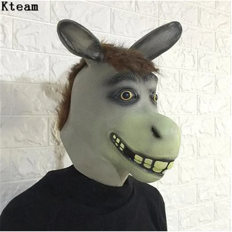 Hot Animal Mask Full Face Cosplay Mask Masquerade Fancy Dress Carnival Bear Fish Dinosaur Unicorn Donkey Mask Halloween Costume