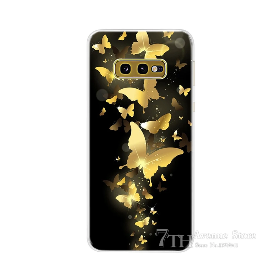 For Samsung Galaxy S10E Case Silicone Cute Cartoon Back Cover Phone Case For Samsung Galaxy S10E S 10e Lite Soft TPU Cases