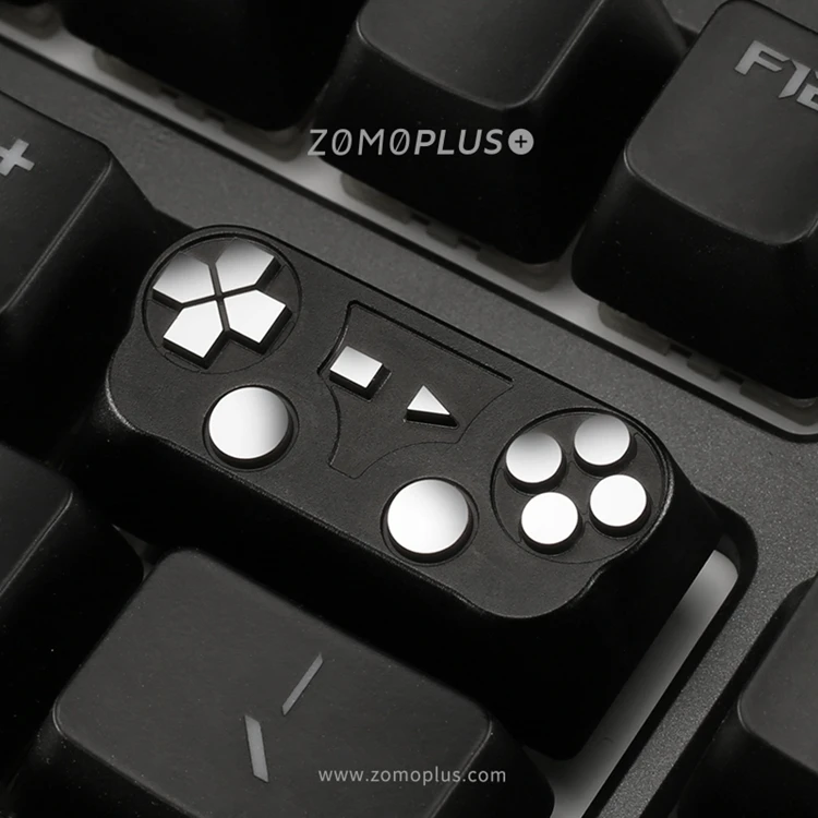 zomo GamePad PS Handle Controller Backspace  Artisan Keycap CNC anodized aluminum Compatible Cherry MX switches