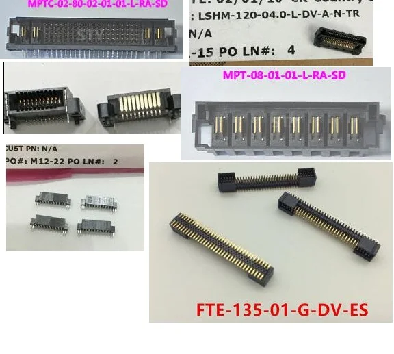 1PCS MPT-08-01-01-L-RA-SD HSEC8-110-01-L-RA  SFM-110-02-S-D-LC  SFM-110-02-S-D-LC  MPTC-02-80-02-01-01-L-RA-SD