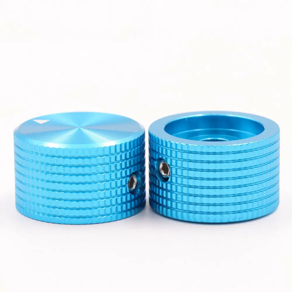 1PC AUDIO KNOB 25x15.5mm MACHINED Alminum VOLUME CONTROL Button Potentiometer Knob for Amplifier DAC Guitar AMP Speaker CD DIY