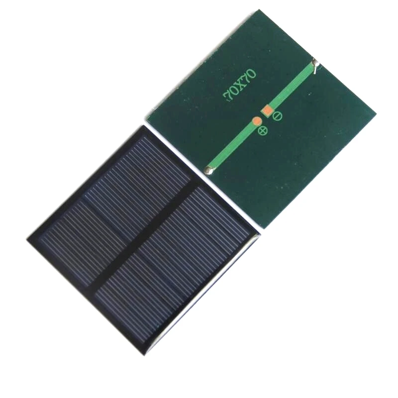 Factory Price 1000PCS 0.7W 5V Mini Solar Panels Small Size Solar Cell Square Solar Plate for DIY Solar Light Small Solar Project