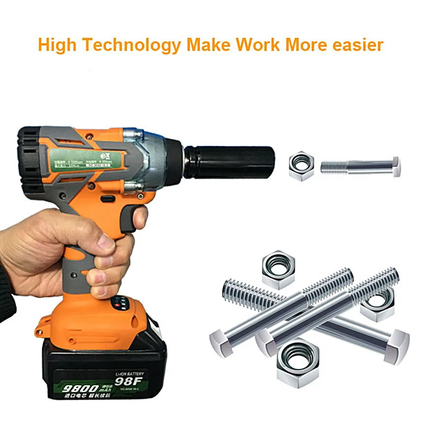 360N/M 16800mah 1/2 Brushless Coppia Cordless Hilti Elettrico Kress Bort Utensili elettrici Auto Batteria Al Litio Impatto Avvitatore Elettrico