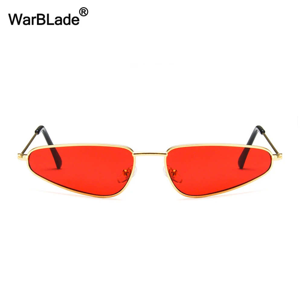 Retro Cat Eye Sunglasses Women Yellow Red Lens Sun glasses Fashion Light Weight Sunglass for women Vintage Eyewear WarBLade