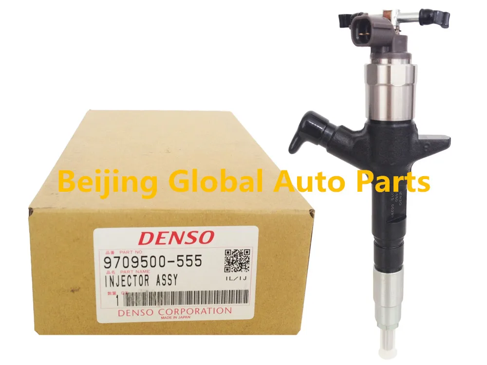 Genuine Diesel Injector 095000-5550 OEM No. 33800-45700 with Nozzle DLLA150P866 for Hyundai HD78W Mighty Country Euro III