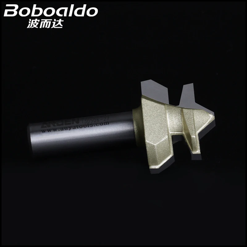 1/2 Shank Two flute Miter Lock Jointer Cutter Fresas Para Router Woodworking Tool 45 Deg Tenon Router Bits Arden Router Bit