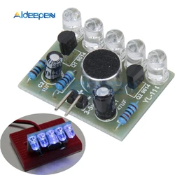 LED 사운드 컨트롤 멜로디 램프, 전자 생산 DIY 키트, 집적 회로, 전압 3V-5.5V