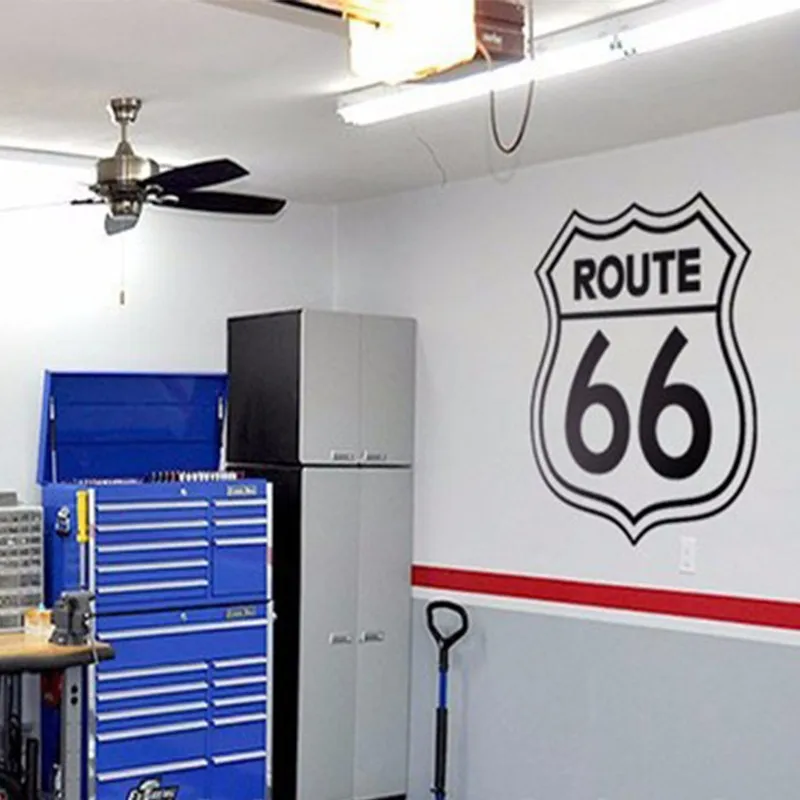 Vintage Signs Vintage Stickers, Wall Decals, DIY Poster, Route 66, Living Room, Window, Home Decor, Office, Garage, PVC