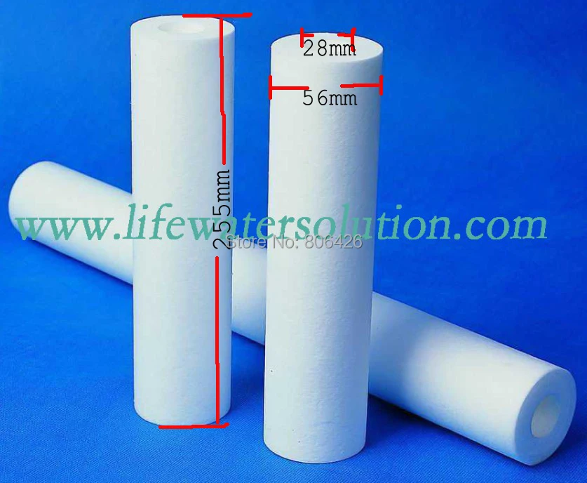 10 "standaard PP (1 micron) filter cartridge