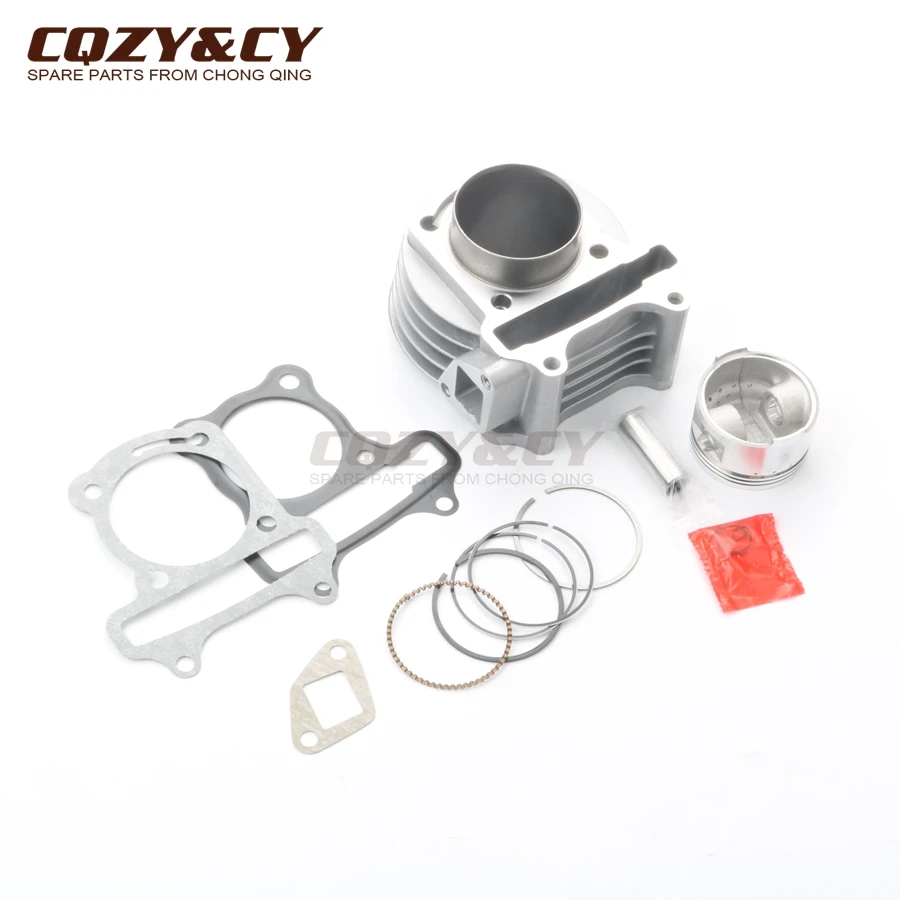 Scooter 50mm Big Bore Cylinder Kit & Piston Kit & chain tensioner for PEUGEOT V-Clic 50 Kisbee 50cc upgrade to 100cc 4T