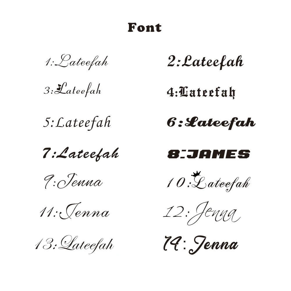 Lateefah Drop Shipping Personality Custom Necklaces Gold Color Stainless Steel Name Jessica Necklace For Gift Nameplate Pendant