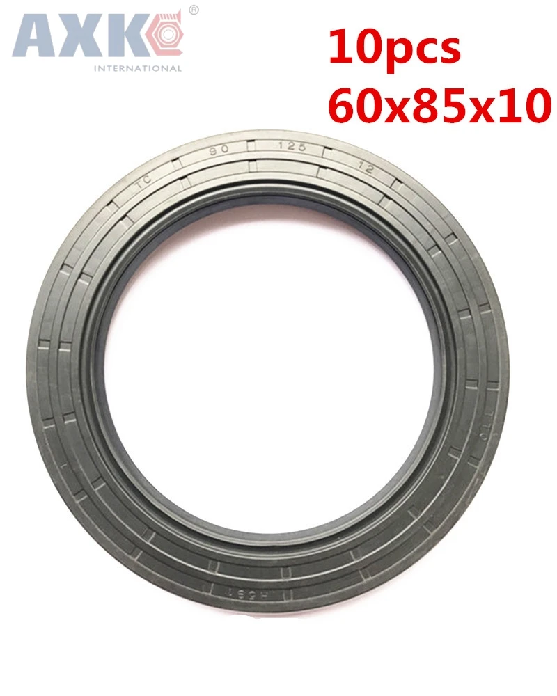 AXK  10pcs  TC60x85x10  Skeleton Oil Seal 60*85*10 Seals  high-quality Seals Radial shaft seals