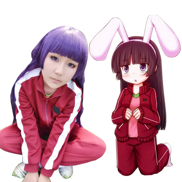 

Одежда для косплея Gokou Ruri, черный свитер с котом, спортивный костюм, аниме вокруг женщин