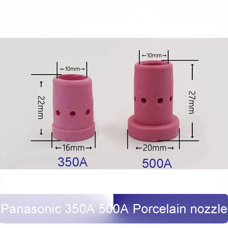 Panasonic 350A 500A CO2 welding torch Accessories Ceramic shunt Distributor Gas sieve Porcelain nozzle