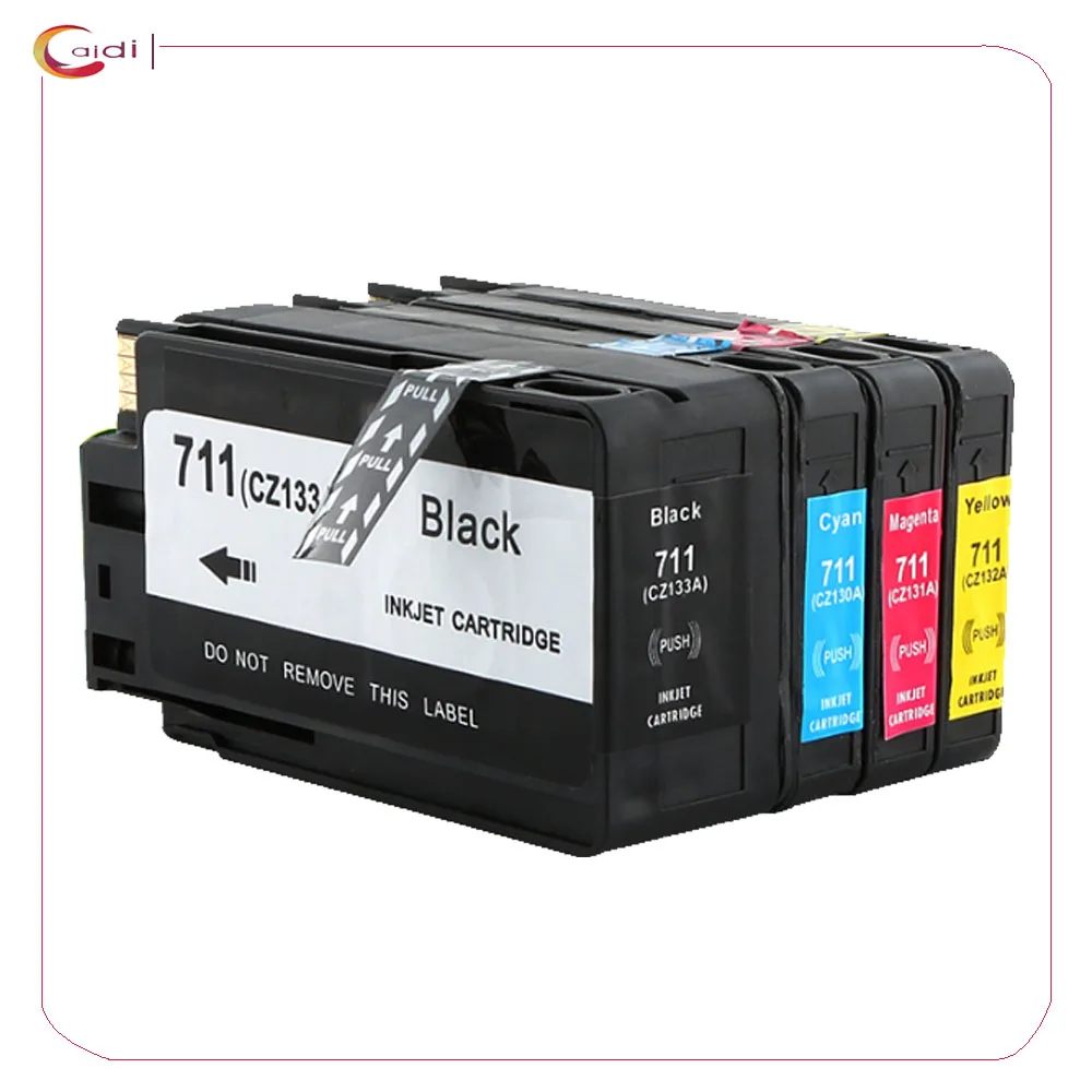 Compatible Ink Cartridges For HP 711XL Ink Cartridges 1Set High Capacity with HP designjet T120 HP designjet T520