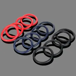 Yetaha 4Pcs/lot Bumpers Fender Quick Release Fastener Kit JDM Replacement Rubber O-Rings Band Kits Auto Car Accessories Black