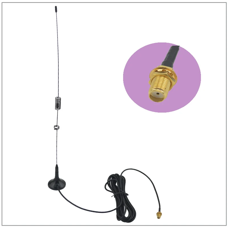 

UT-106UV SMA-F Car Magnetic Mount Antenna Dual Band UHF/VHF 144/430Mhz for Baofeng UV-5R UV-5RA UV-5RE BF-888S UV-82 UV-B5 UV-B