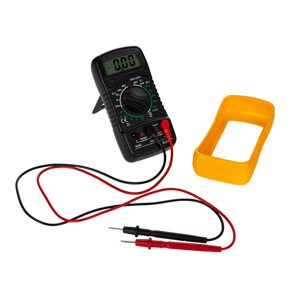 XL830L Portable Digital Multimeter Backlight AC/DC Ammeter Voltmeter Ohm Tester Handheld LCD Voltage Current Power Meter Test