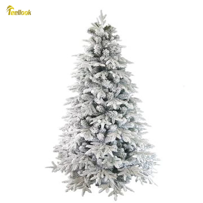 

Teellook 1.2m/5.0m flocking luminous PE+PVC Christmas tree Christmas day hotel shopping mall home decorations