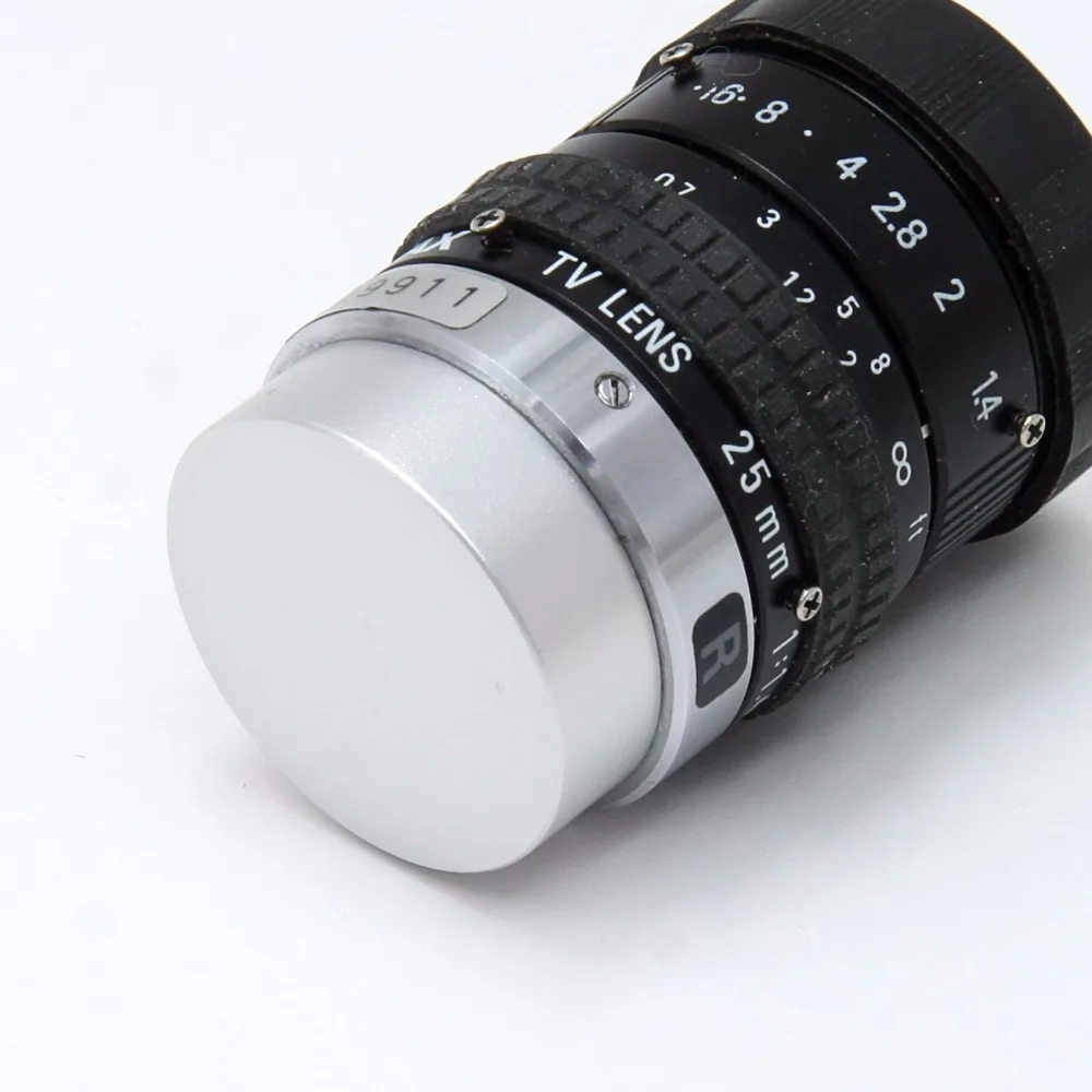 غطاء للعدسة الخلفية C-mount ، معدن فضي ، لتلفزيون CC ، 2 قطعة