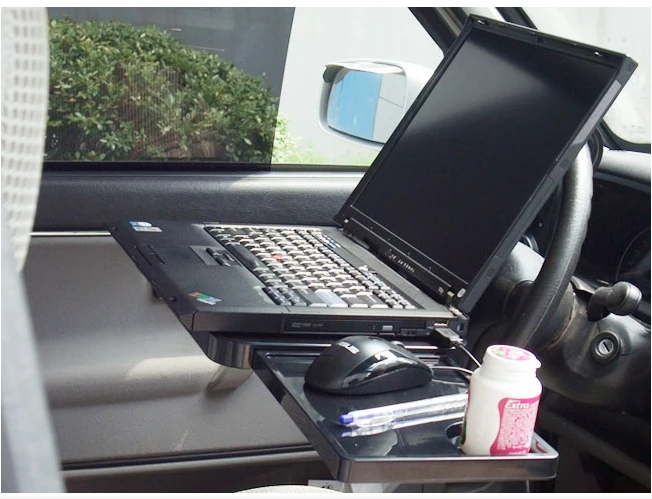 Portable Multifunction Car notebook stand Laptop Stand Table Cup Drinks Holder computer disk laptop holder