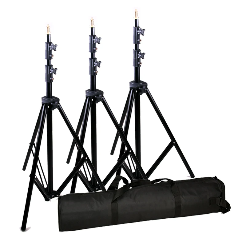 

Godox 2m / 6.5ft Studio Thicker Light Stand Tripod + Carrying Bag Set 200cm for Photo Lighting Strobe Flash Video Lights Softbox