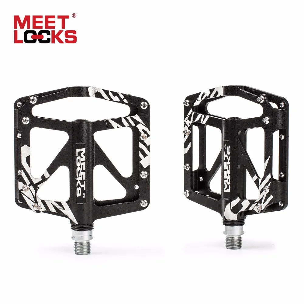 MEETLOCKS Bicycle Pedal Aluminum CRMO Bearing Triple Sealed CNC for Road Bike BMX MTB Altra-light pedales bicicleta carretera