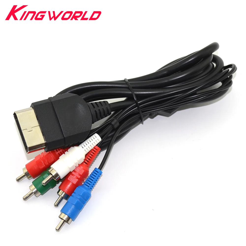 100pcs High quality Component AV Cable Cord Connection for Xbox First Generation Audio Video RCA Cable