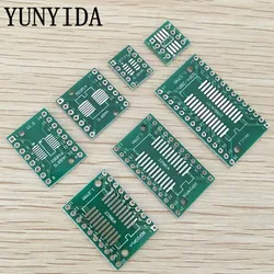 Kit de placa PCB SMD para DIP SOP, MSOP, SSOP, TSSOP, SOT23, 8, 10, 14, 16, 20, 24, 28, 35 Uds. = 7 valores * 5 uds.