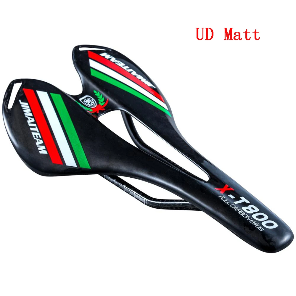 Authentic JIMAITEAM Bicycle Full Carbon Fiber Cushion Mountain Bike Road Bike Bicycle Saddle Three Color Label