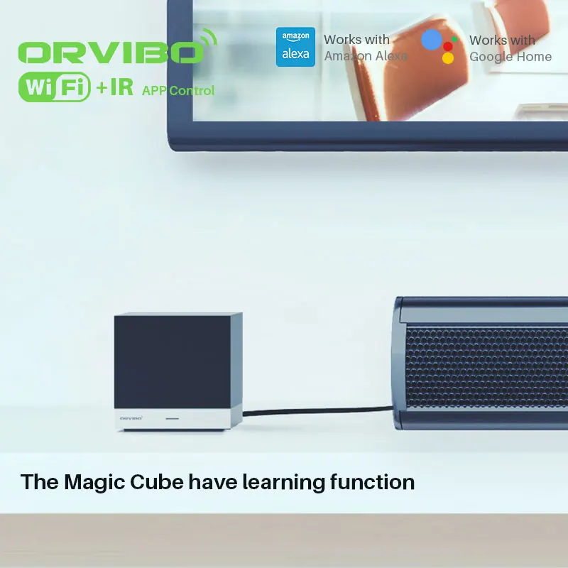 Orvibo Magic Cube Universal Smart Controller With Learning Function WiFi 4G IR Wireless Connection Work With Alexa