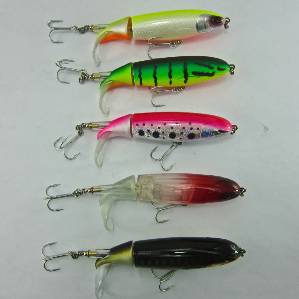 BassLegend Fishing whopper plopper Topwater Surface Floating Minnow Bass Pike Trout Jointed Minnow Swimbait 90F