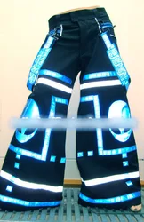 Alient Shuffle Dance Pants Raver Ore Techno Hardstyle Tanz Hose Fluoreszierend DJ Melbourne Women Man