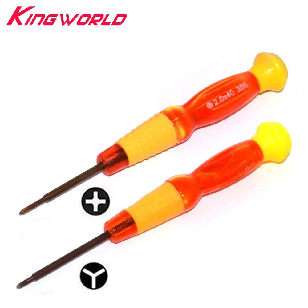 100sets Tri Wing + Y Tip Screwdriver Cross Trigram Screwd river For W-ii  N-DSL For G-ameboy Advance