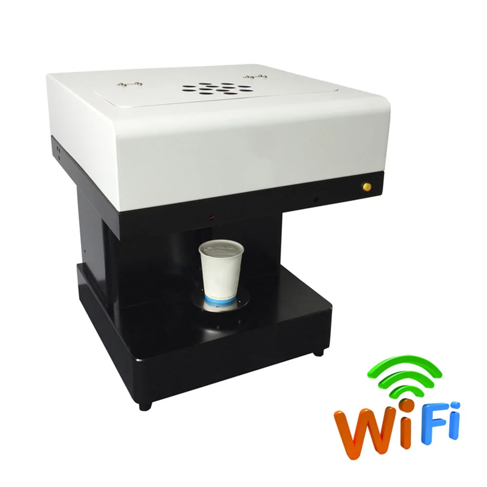 Wifi Version Coffee Art Printer Wholesale DIY Food Printer Latte Cake Cappuccino Printer For Biscuits chocolate Printing Machine