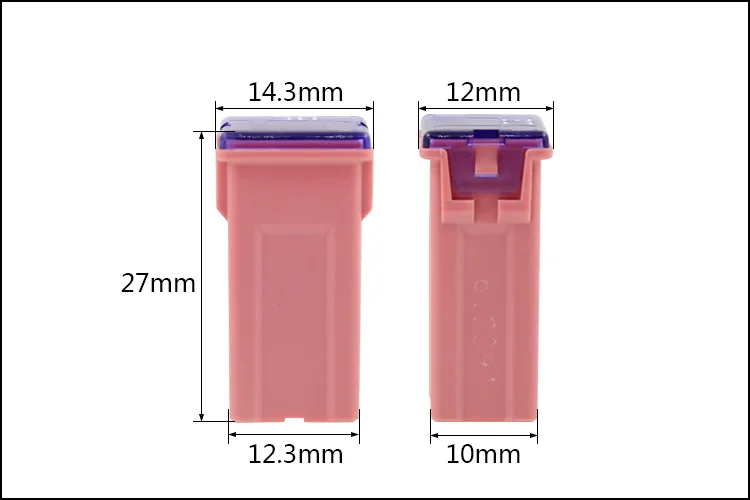 JT Rectangle Medium Fuse Type:20A 25A 30A 40A 50A 60A  Cartridge Fuse Kit for Japanese Auto Car