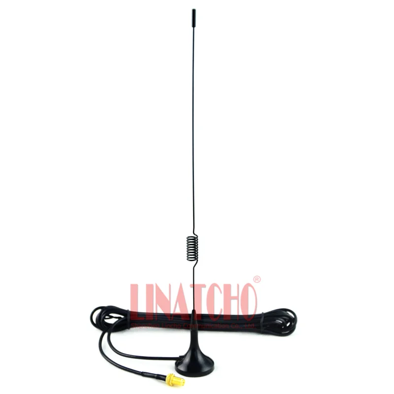 Ut102 PX-777 dualband PX-888 PX-888K KG-UVD1P walkie talkie omni pequena base magnética antena sma fêmea