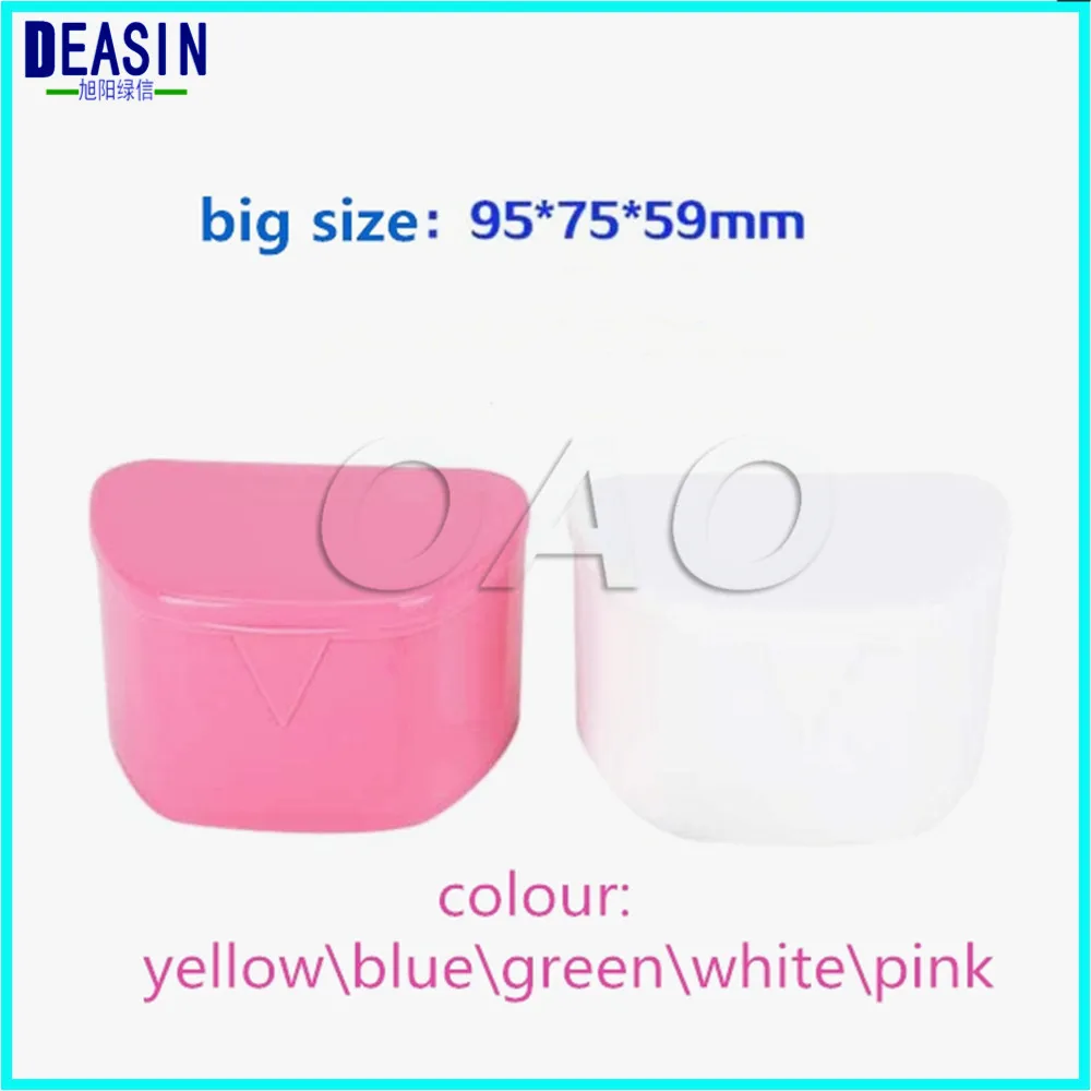 

10pcs Denture Bath Box Case Dental False Teeth Appliance Container Storage Boxes Denture Deasin